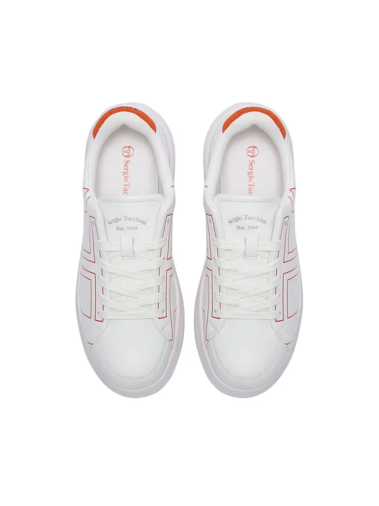 Hot 1966 Court Sneaker- White/ Adrenaline Rush View All