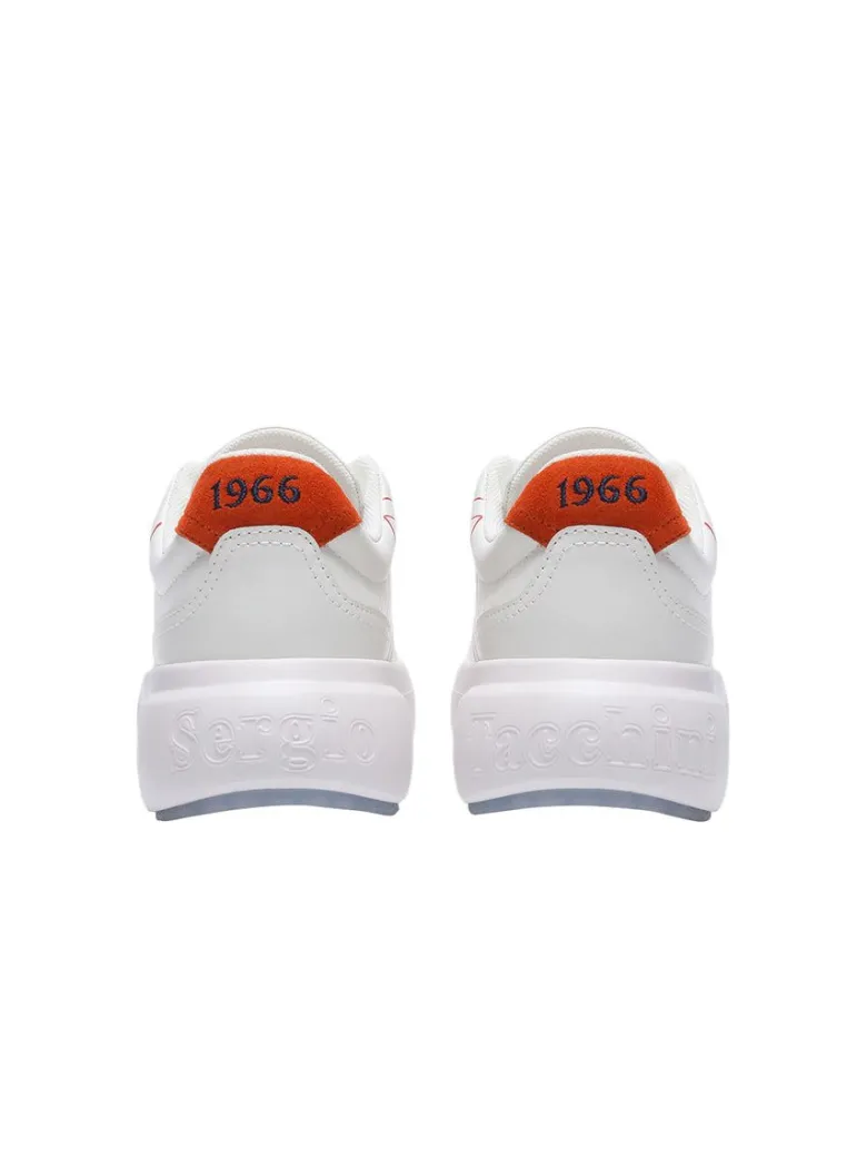 Hot 1966 Court Sneaker- White/ Adrenaline Rush View All