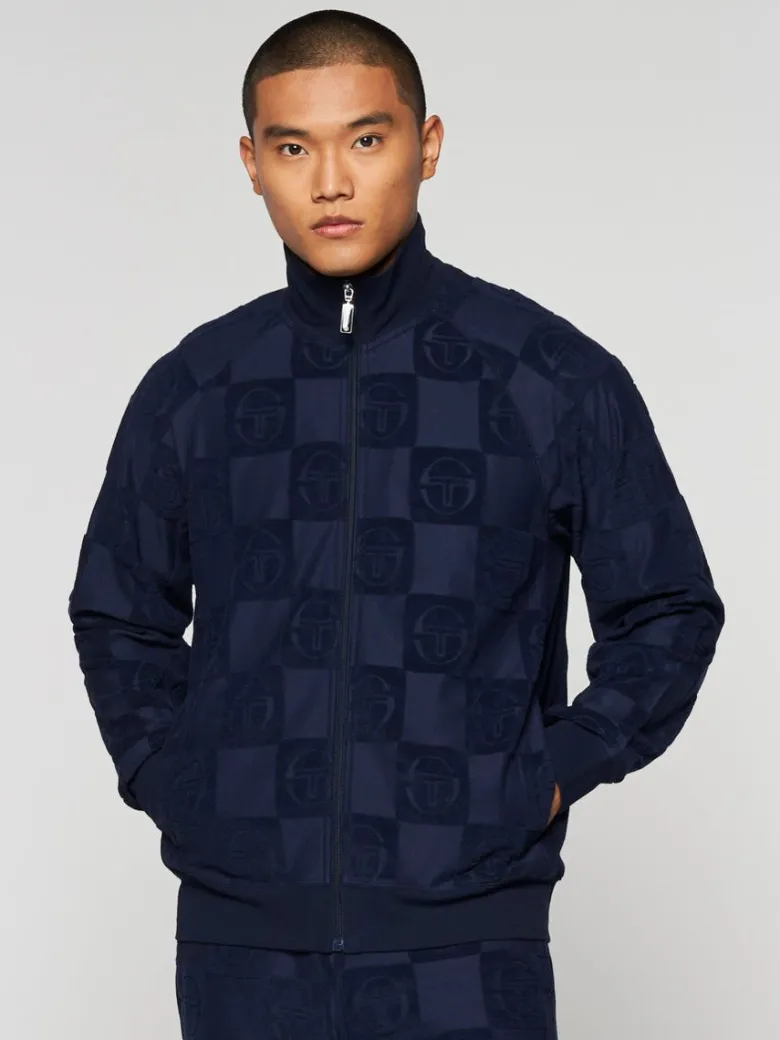 New Anzio Zip-Up Track Jacket-Maritime Blue View All