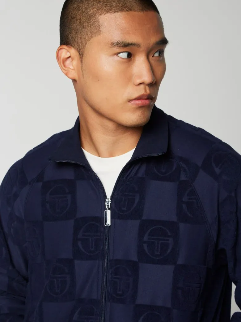 New Anzio Zip-Up Track Jacket-Maritime Blue View All