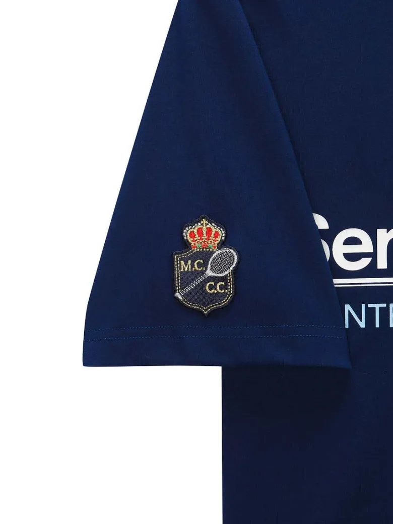 Fashion Bimane Mch T-Shirt- Navy For The Court