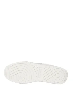 Outlet Court Classic Mp Sneaker- White/ Antique White/ Maritime Blue For The Court