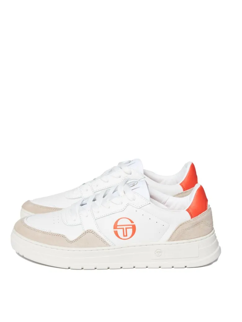 Fashion Court Classic Mp Sneaker- White/ Tofu/ Ponciana Red For The Court