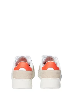Fashion Court Classic Mp Sneaker- White/ Tofu/ Ponciana Red For The Court
