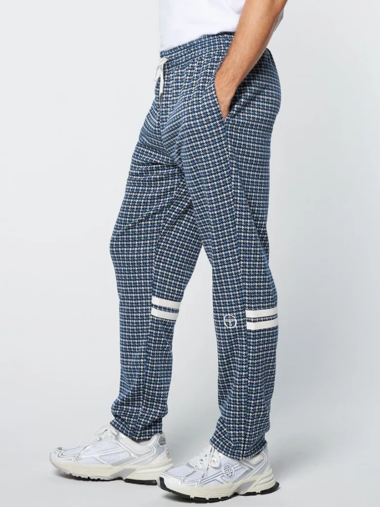 Hot Dallas Houndstooth Track Pant- Maritime Blue View All