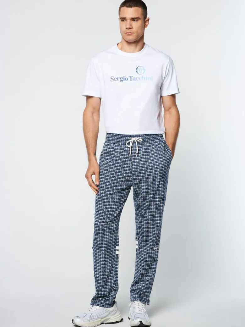 Hot Dallas Houndstooth Track Pant- Maritime Blue View All