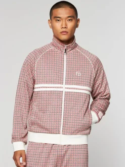 Hot Dallas Houndstooth Track Jacket- Poinciana View All