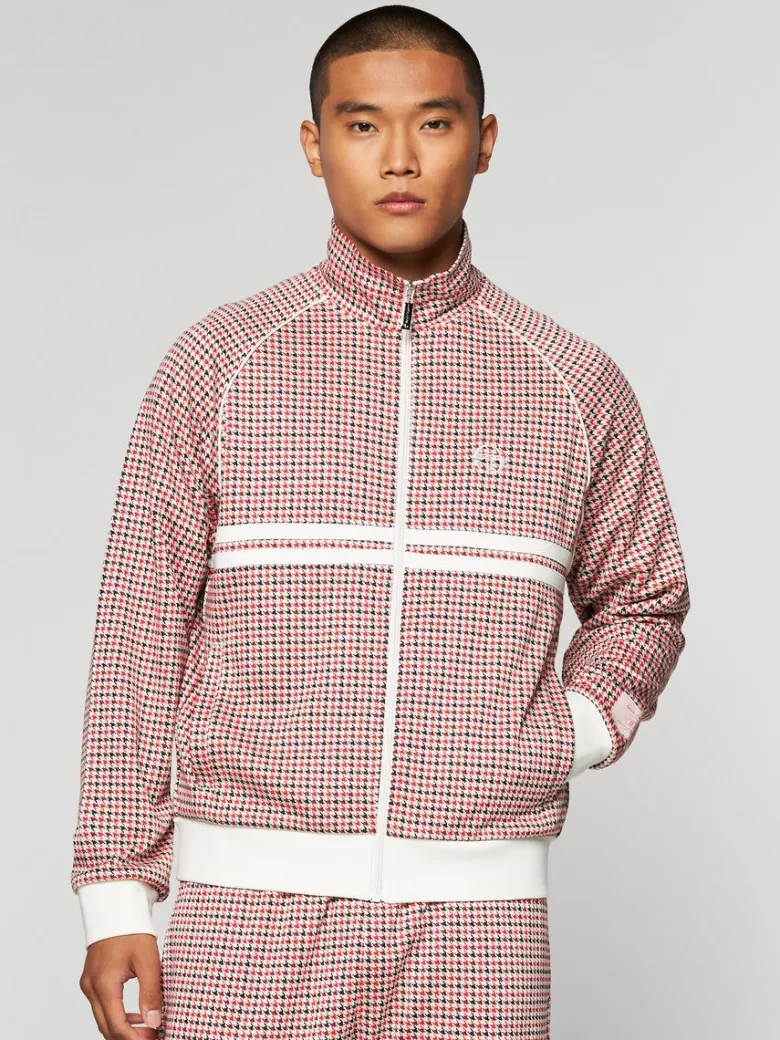 Hot Dallas Houndstooth Track Jacket- Poinciana View All
