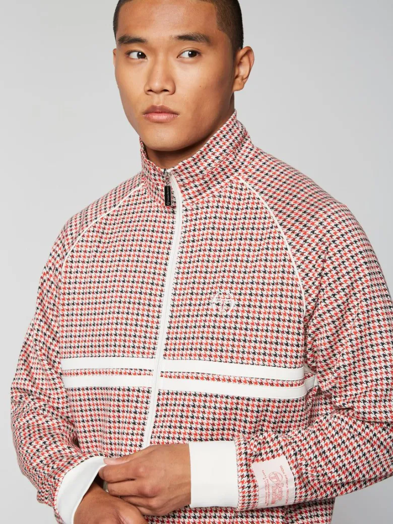 Hot Dallas Houndstooth Track Jacket- Poinciana View All