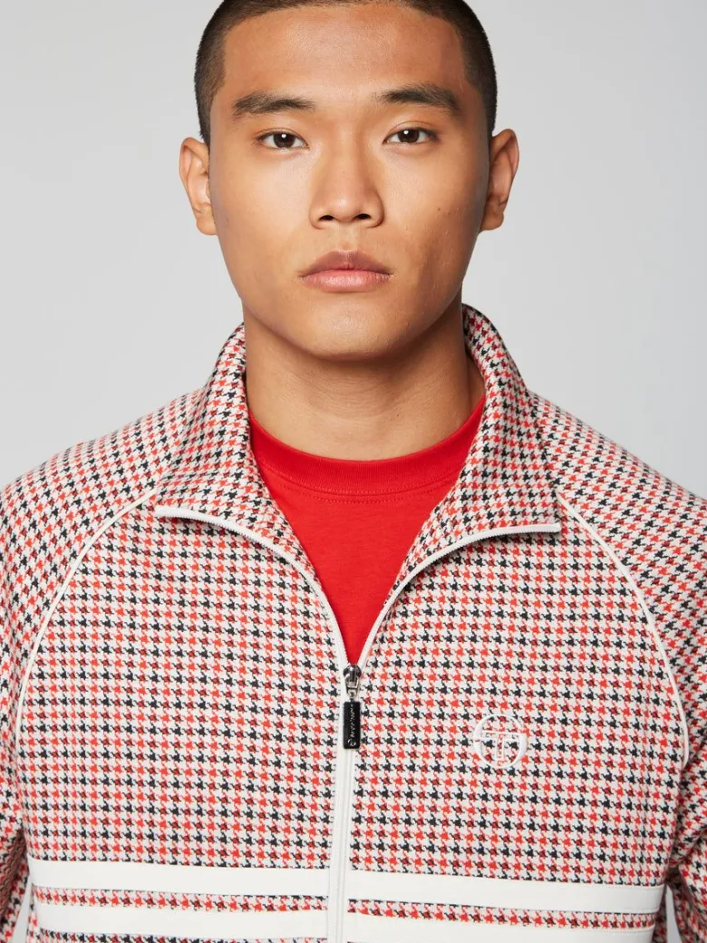Hot Dallas Houndstooth Track Jacket- Poinciana View All