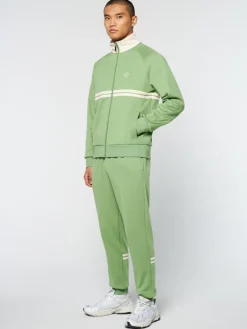Sale Dallas Track Jacket Archivio- Jade Green/ Pearl Ivory Tracksuits