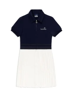 Discount Damarindo Dress- Maritime Blue/ White For The Court