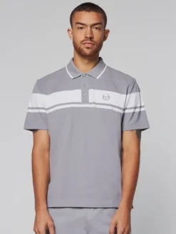 New Damarindo Polo- Sleet/ White Polos