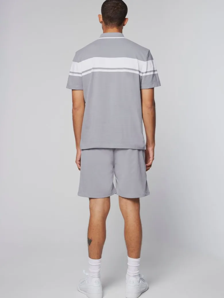 New Damarindo Polo- Sleet/ White Polos