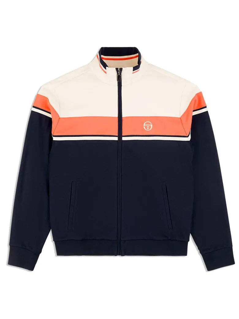 Discount Damarindo Track Jacket Archivio- Gardenia/ Maritime Blue Jackets
