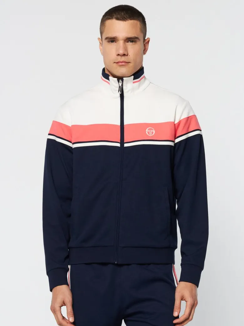 Discount Damarindo Track Jacket Archivio- Gardenia/ Maritime Blue Jackets