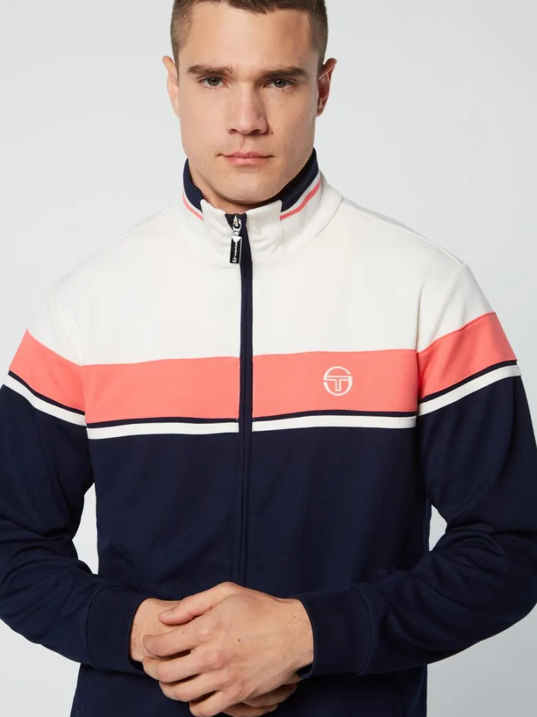 Discount Damarindo Track Jacket Archivio- Gardenia/ Maritime Blue Jackets