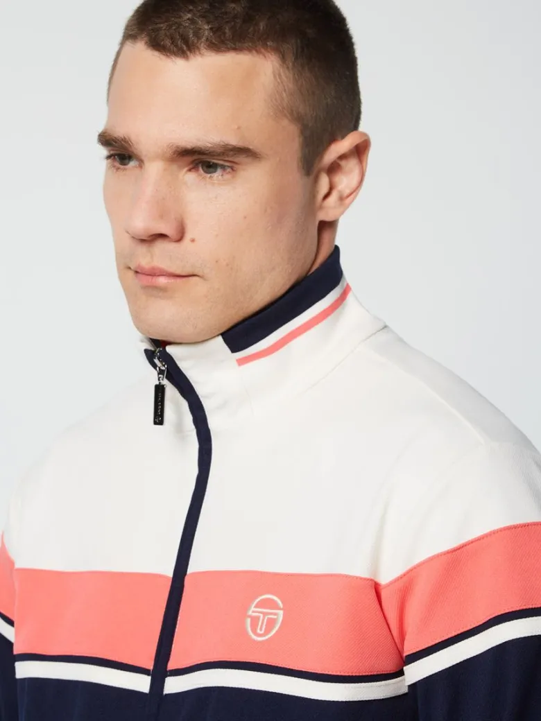 Discount Damarindo Track Jacket Archivio- Gardenia/ Maritime Blue Jackets