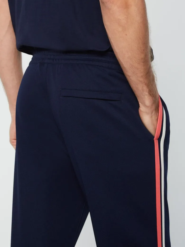 Clearance Damarindo Track Pant Archivio- Gardenia/ Maritime Blue Pants And Sweatpants