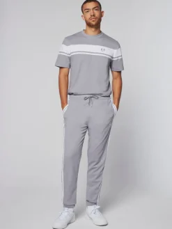 Discount Damarindo Track Pant- Sleet/ White Pants And Sweatpants