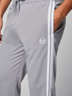 Discount Damarindo Track Pant- Sleet/ White Pants And Sweatpants