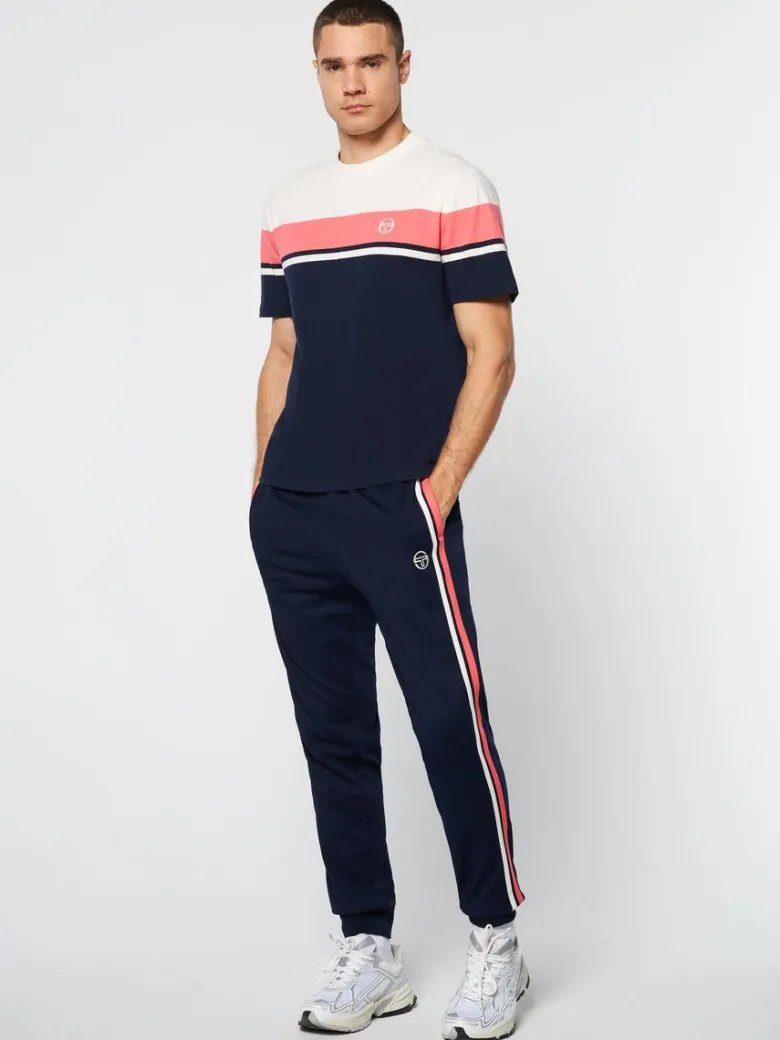 Fashion Damarindo T-Shirt Archivio -Gardenia/ Maritime Blue The Essentials