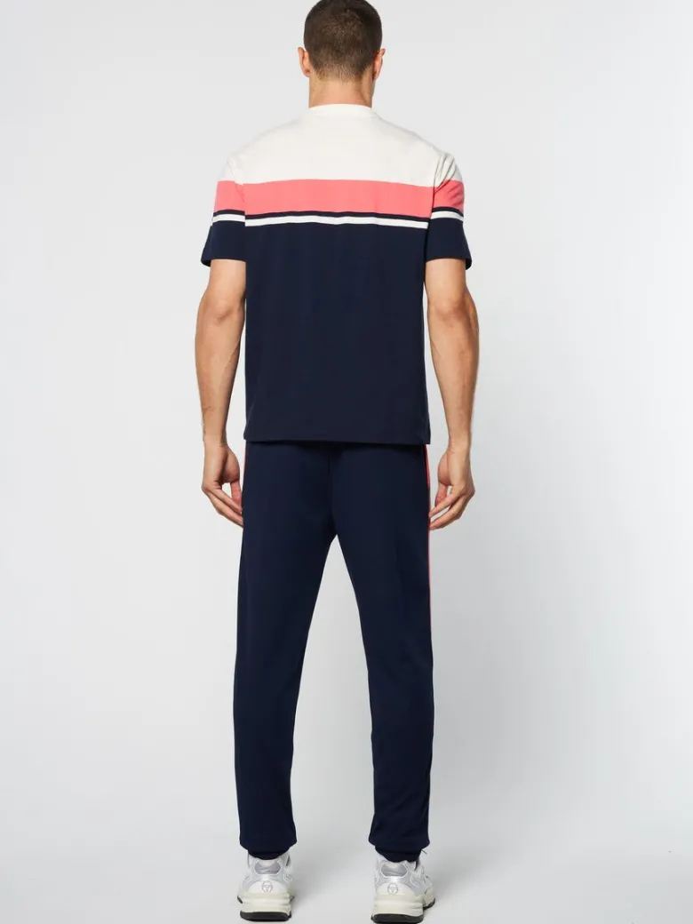 Fashion Damarindo T-Shirt Archivio -Gardenia/ Maritime Blue The Essentials