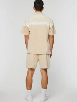 Best Damarindo Velour Polo-Cement/ Gardenia Velour