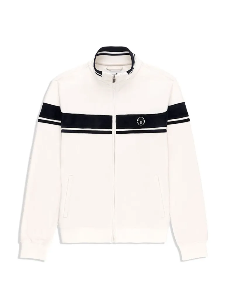 Online Damarindo Velour Track Jacket- Gardenia Velour