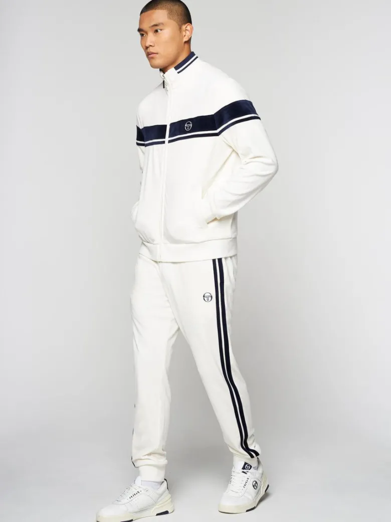 Online Damarindo Velour Track Jacket- Gardenia Velour