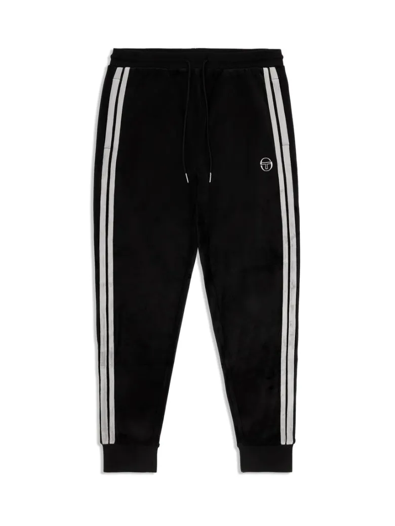 Online Damarindo Velour Track Pant- Black Beauty Velour