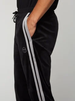 New Damarindo Velour Track Pant- Black Beauty Pants And Sweatpants