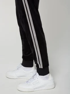 New Damarindo Velour Track Pant- Black Beauty Pants And Sweatpants