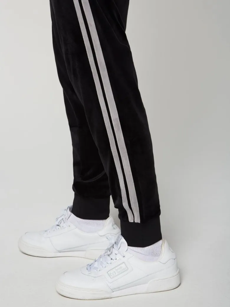 New Damarindo Velour Track Pant- Black Beauty Pants And Sweatpants