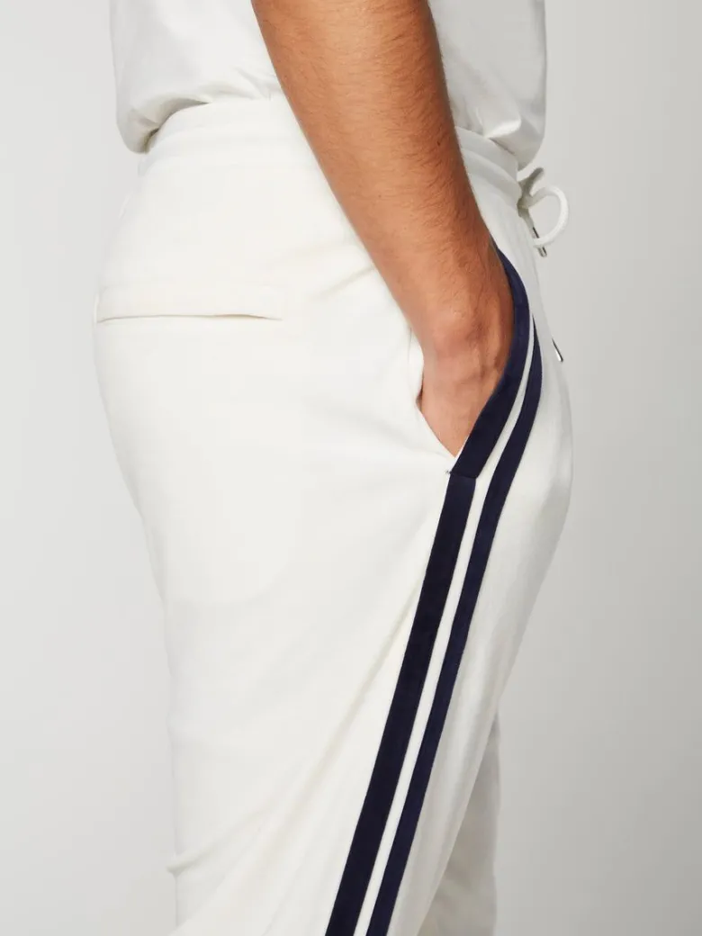 Online Damarindo Velour Track Pant- Gardenia Pants And Sweatpants