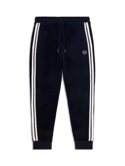 Hot Damarindo Velour Track Pant- Maritime Blue Pants And Sweatpants
