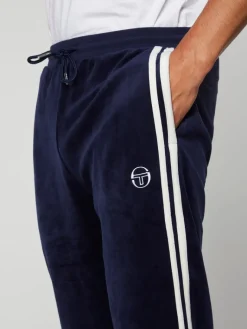 Hot Damarindo Velour Track Pant- Maritime Blue Pants And Sweatpants