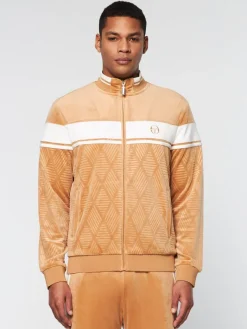 Sale Debossed Damarindo Velour Track Jacket- Meerkat Tracksuits