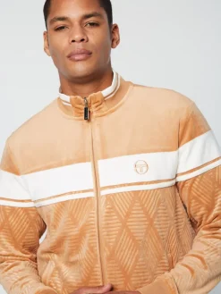 Sale Debossed Damarindo Velour Track Jacket- Meerkat Tracksuits