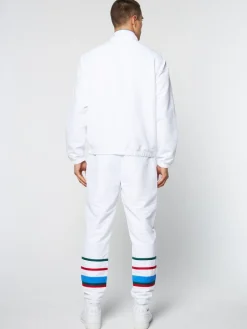 Online Denver Track Jacket- White Tracksuits