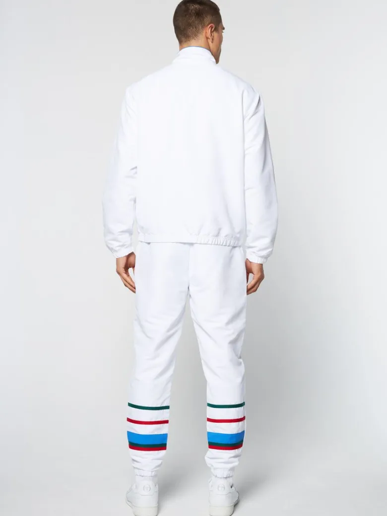 Online Denver Track Jacket- White Tracksuits