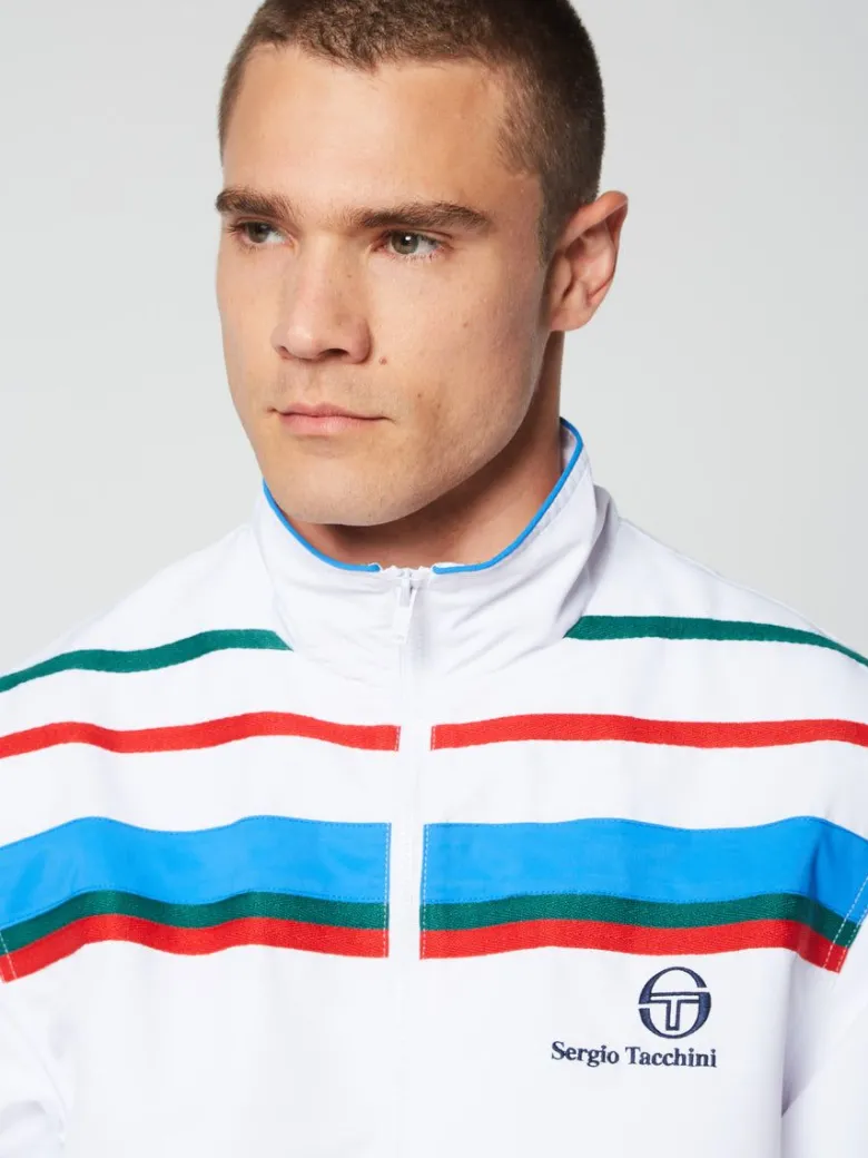 Online Denver Track Jacket- White Tracksuits