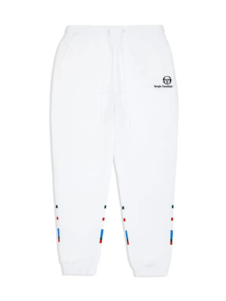 New Denver Track Pants- White Pants And Sweatpants