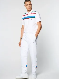 New Denver Track Pants- White Pants And Sweatpants