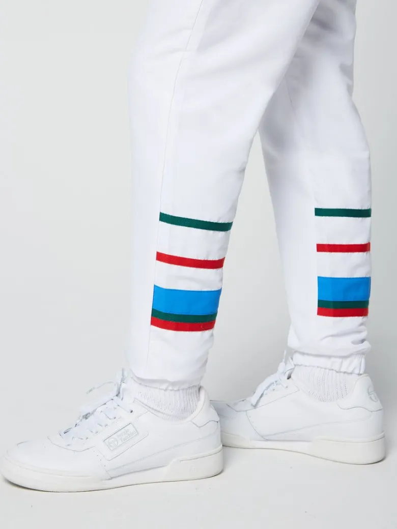 New Denver Track Pants- White Pants And Sweatpants