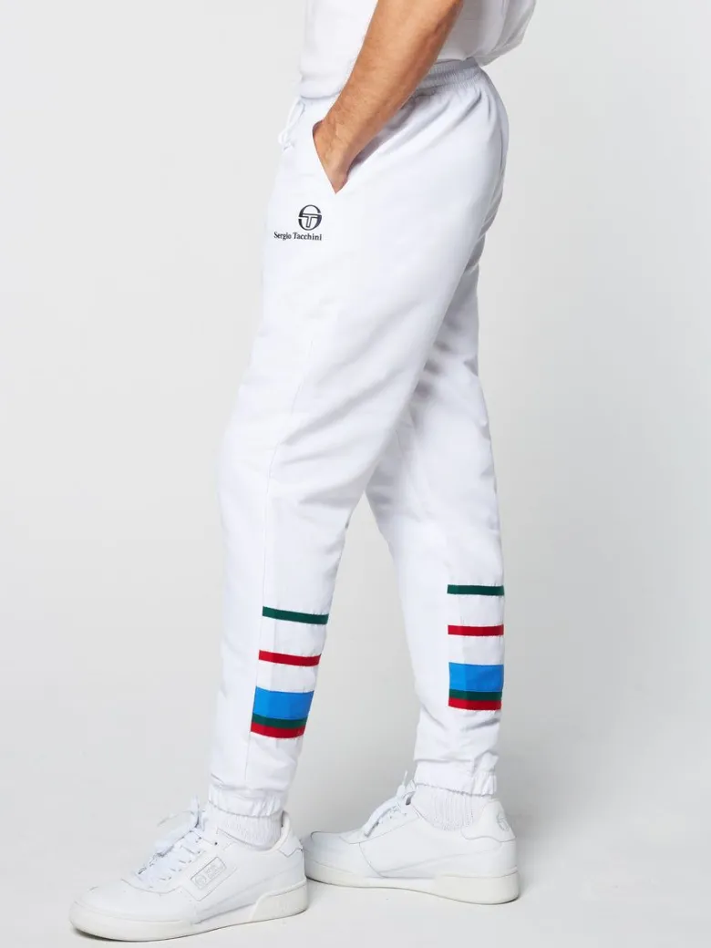New Denver Track Pants- White Tracksuits