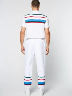 New Denver Track Pants- White Tracksuits
