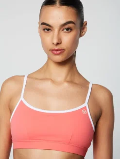 Sale Elisa Sports Top- Calypso Coral For The Court