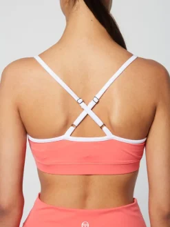 Sale Elisa Sports Top- Calypso Coral For The Court