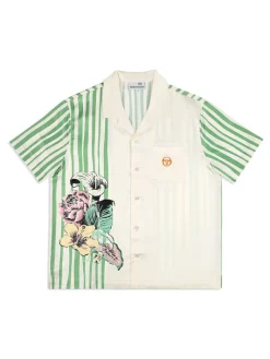 Online Ella Printed Shirt- Gardenia Matching Separates